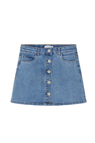 Falda Denim Light Blue Denim