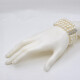 Hermosa Pulsera Perlas Cultivo 4 Vueltas Con Trabas Y Broche En Oro Blanco Y Brillantes Hermosa Pulsera Perlas Cultivo 4 Vueltas Con Trabas Y Broche En Oro Blanco Y Brillantes