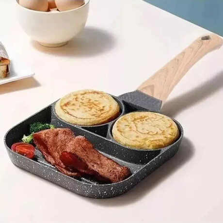 Set Sartén 3Divisiones + Utensillos 12Pzs + Cepillo p/lavado Gris