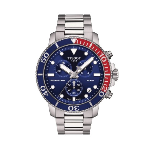 Reloj Tissot Seastar 1000 Quartz chronograph T1204171104103 acero para hombre Reloj Tissot Seastar 1000 Quartz Chronograph T1204171104103 Acero Para Hombre