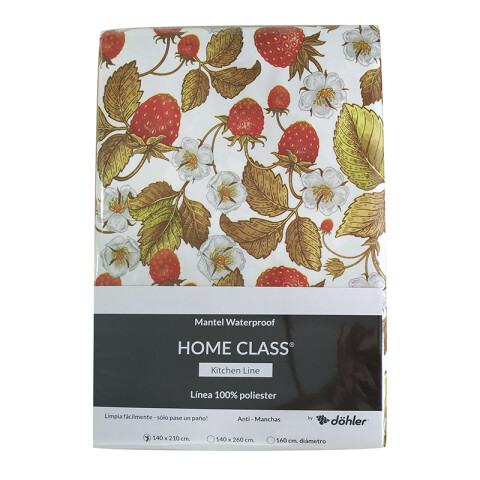 Mantel Waterproof Home Class 140 x 210 cm Frutillas