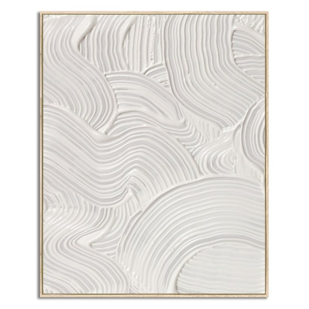 CUADRO CANVAS 40x50cm MARCO PINTURA LINEAS 2 
