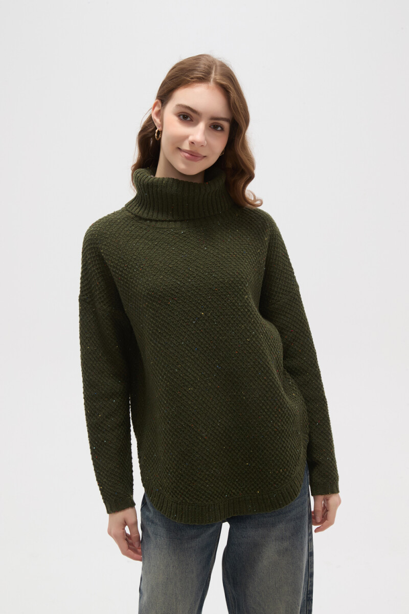 Polera Arsiega - Verde Oliva Oscuro 