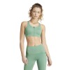 Bra Adidas Impact Luxe High-Support Zip Verde