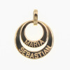 Colgante Circulos de Familia en oro amarillo 18k Colgante Circulos de Familia en oro amarillo 18k