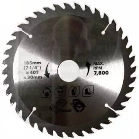 TOLSEN HOJA SIERRA CIRCULAR PROF 185mm(7-1/4)x40dts Tolsen Hoja Sierra Circular Prof 185mm(7-1/4)x40dts