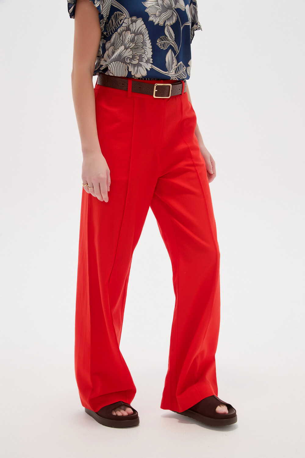 Pantalon Komae Rojo Anaranjado