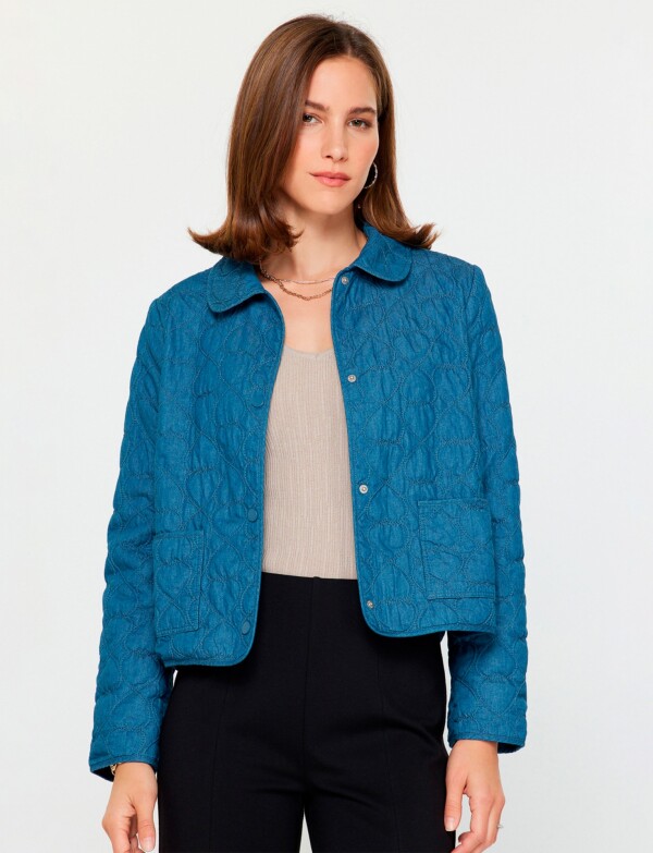 Chaqueta Bordada AZUL