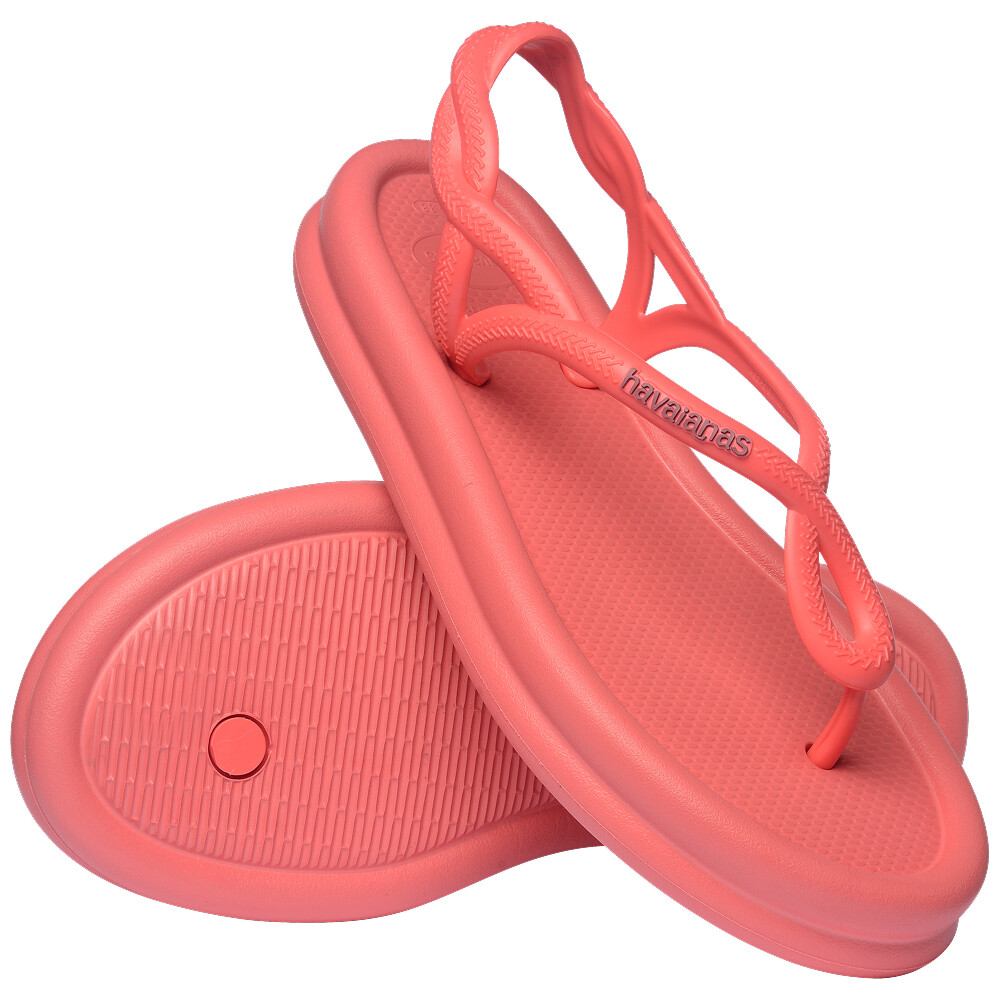 Sandalias Havaianas Luna Puffed Mujer Coral Tropical