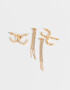 Aros Sets Con strass Set De Aros Con Strass - Dorado
