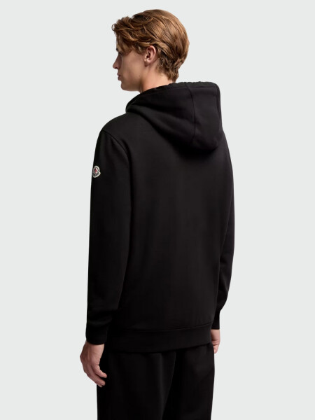 MONCLER - Buzo Con Cierre Aperta Negro