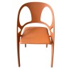 SILLA PLEGABLE PLAST NARANJA 54X58X80CM Unica
