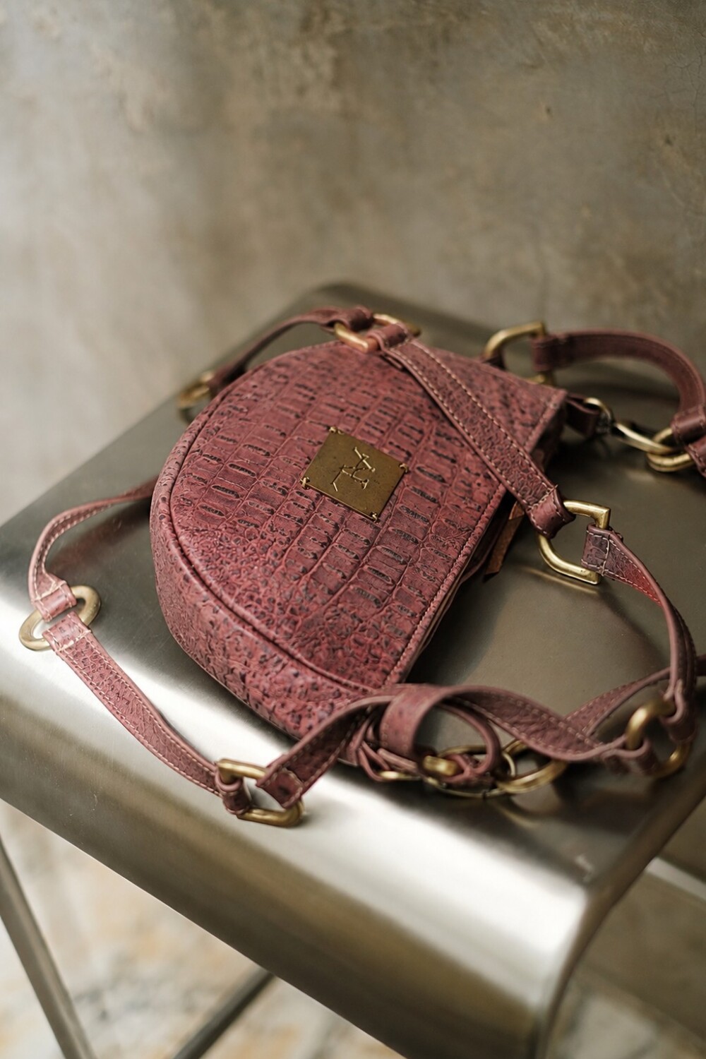 Brassy Bag Crocco óxido