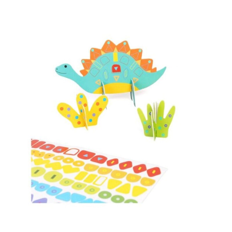 AV221 Juego De Crear Y Pegar Stickers - Dinos