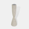 PORTA VELA CERAMICA BEIGE CL COMB 4X19.5CM Unica