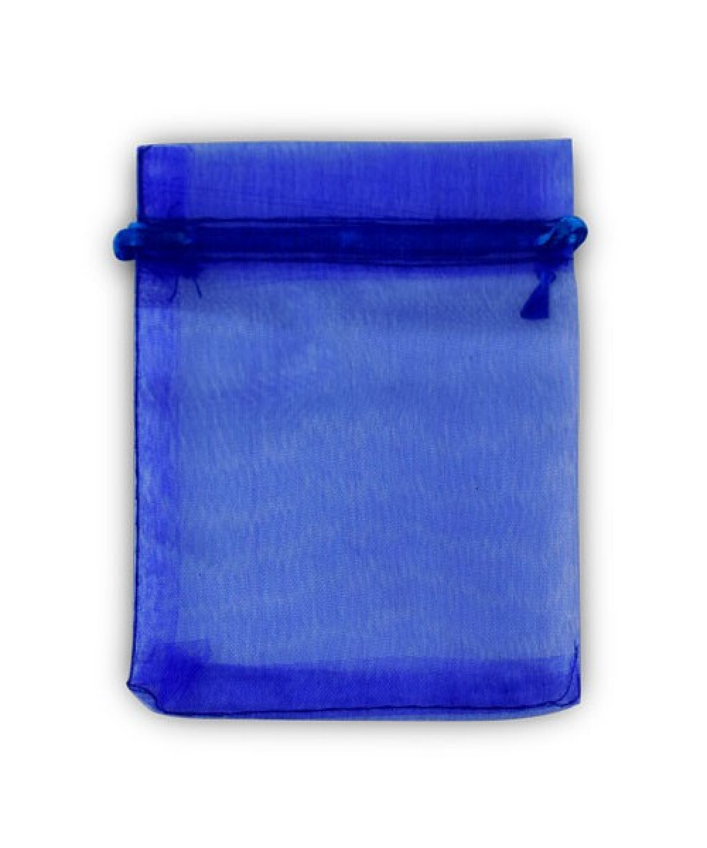 BOLSA ORGANZA 9X15 cm - AZUL 