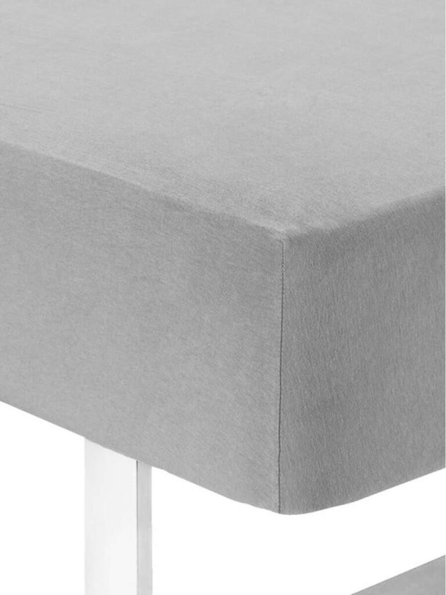 Sabana Bajera Ajust Jersey Janne 90X200X30 - Gris 