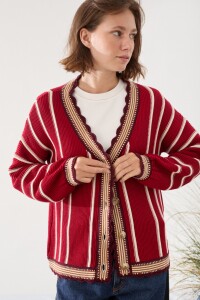 CARDIGAN SUR Rojo