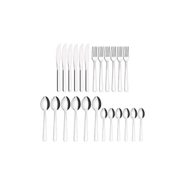 JUEGO DE CUBIERTOS TRAMONTINA MALIBU 24 PIEZAS JUEGO DE CUBIERTOS TRAMONTINA MALIBU 24 PIEZAS