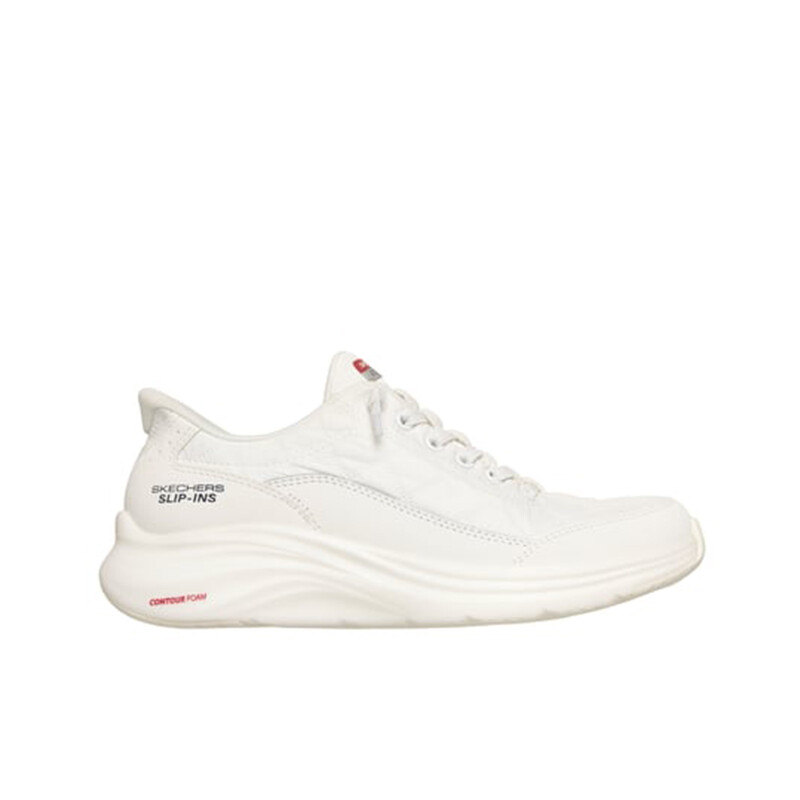 Championes Slip-Ins: Contour Foam - Cozy Fit Blanco