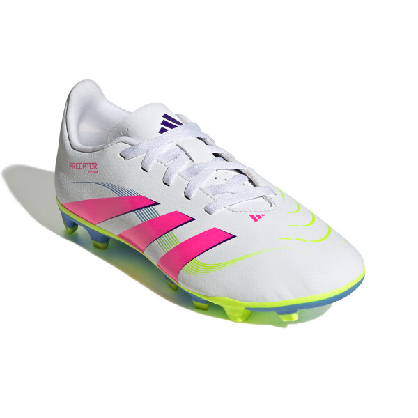 Championes De Fútbol Niño Adidas Predator Club Fg/mg Blanco-rosado