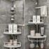 Estante Para Baño Mueble Esquinero Barral Organizador Ducha Toallero Imback HBA001 Estante Para Baño Mueble Esquinero Barral Organizador Ducha Toallero Imback HBA001