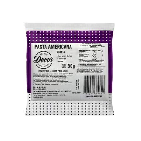 Pasta Americana Violeta 500 g Pasta Americana Violeta 500 g