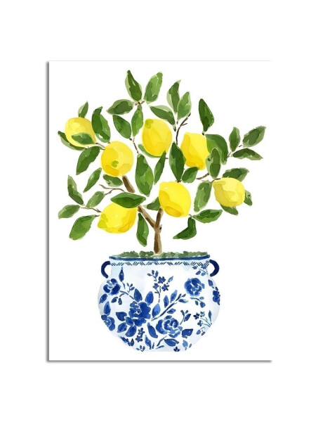 CUADRO CANVAS 30x40cm JARRÓN LIMONES 1 CUADRO CANVAS 30x40cm JARRÓN LIMONES 1