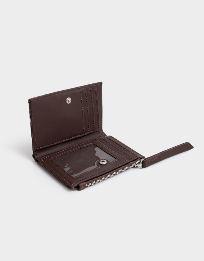 Tarjeteros Monederos - Estampado Flores
