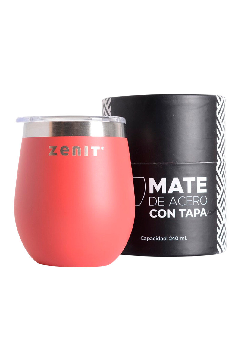 MATE CON TAPA ROJO MATE CON TAPA ROJO