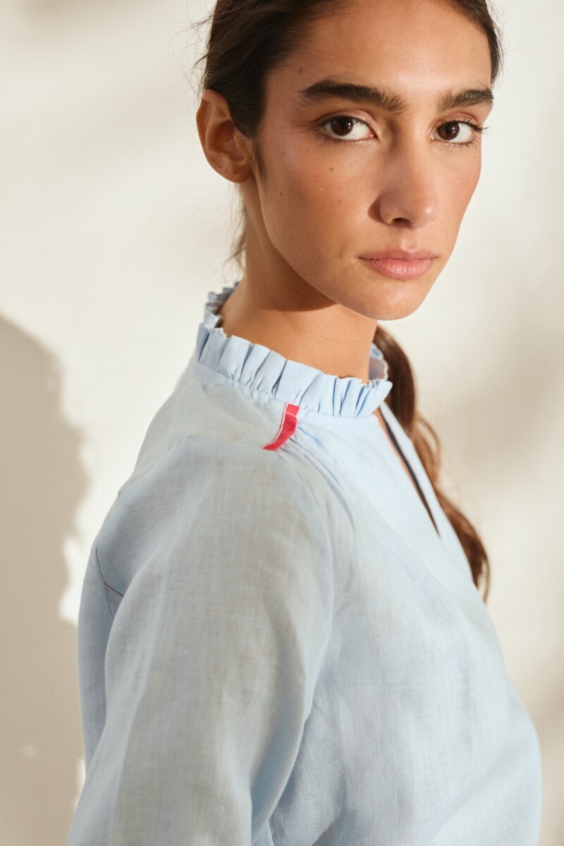 BLUSA ARROYO Celeste