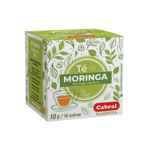 Té de Moringa Cabral 10 unidades Te De Moringa Cabral