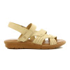 Sandalia Country Mujer Dos Tiras Con Pulsera Perla-ambar