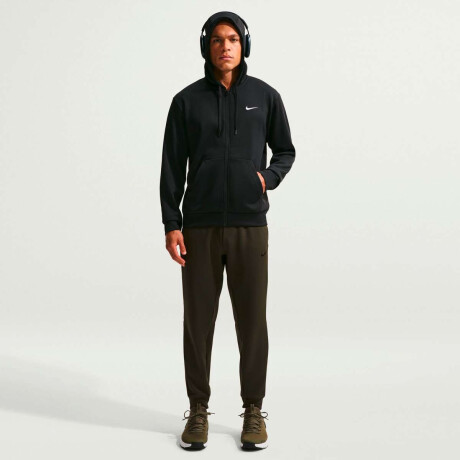 Campera Nike Dri-Fit Uv Flex Fleece Con cierre de Hombre Negro