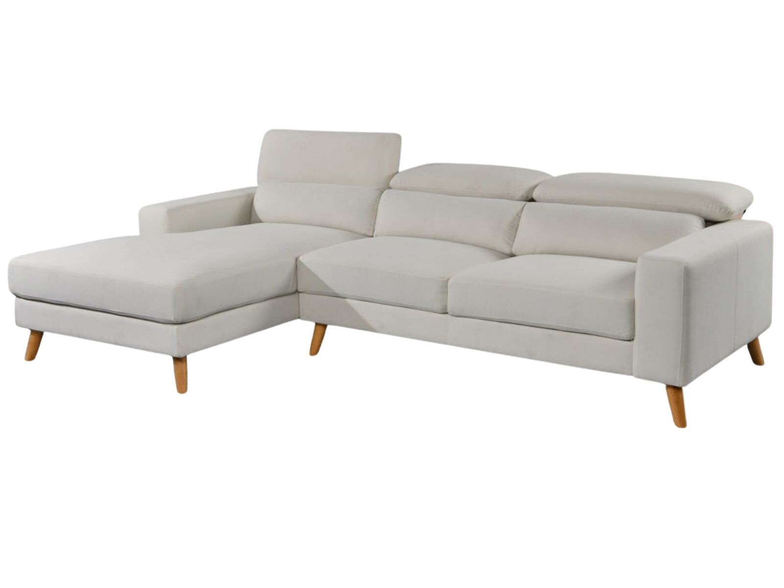 Sofá Chaise MILO en Tela PREVENTA - Beige 