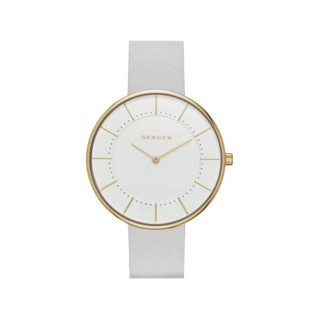 Reloj Skagen Fashion Cuero Blanco 0
