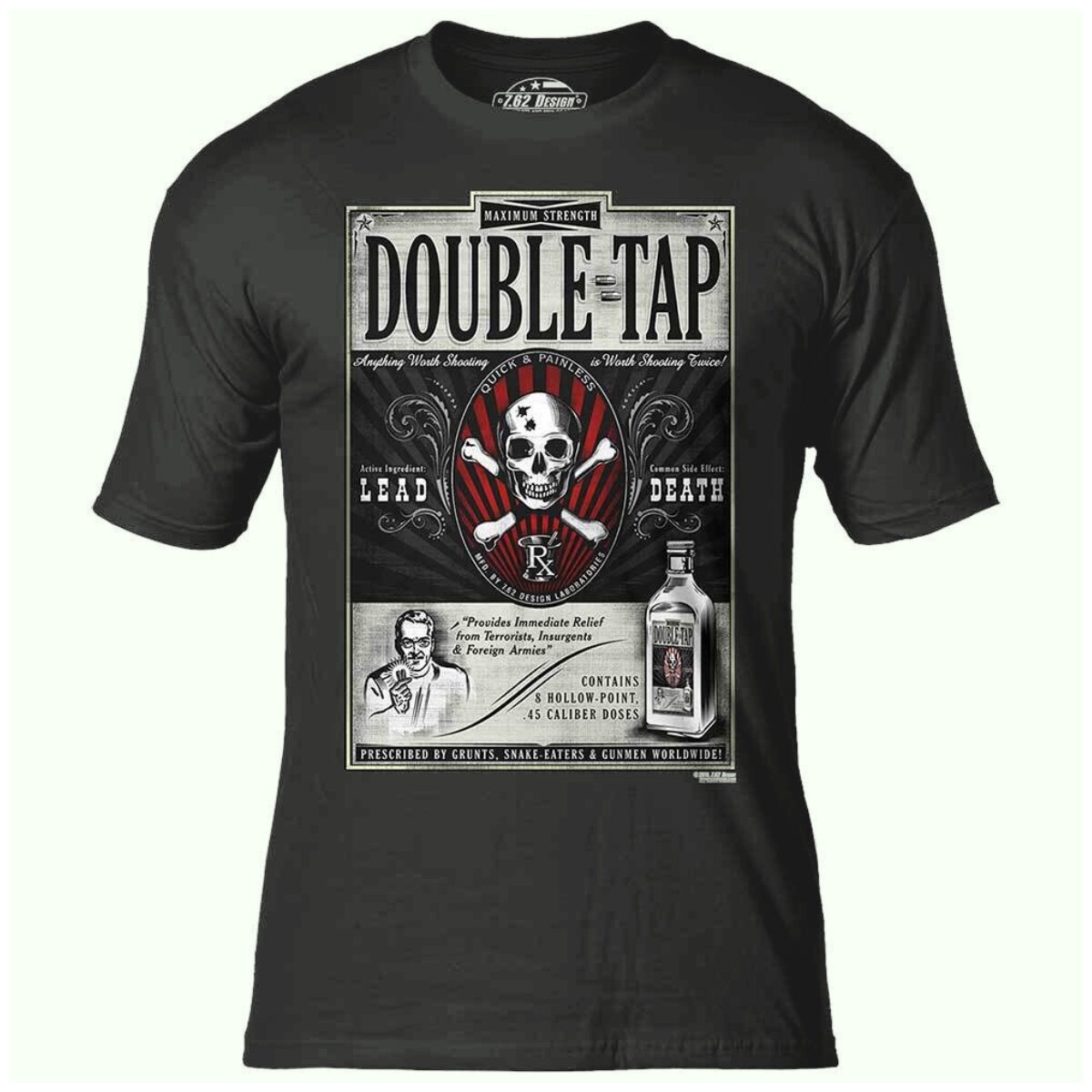 Remera con diseño militar - Double Tap 