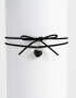 Chokers Strass Corazón Choker Con Corazón - Plateado
