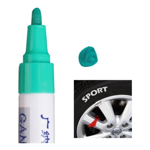 Marcador Para Cubiertas Rueda Permanente Unidad Auto Color Variante Verde