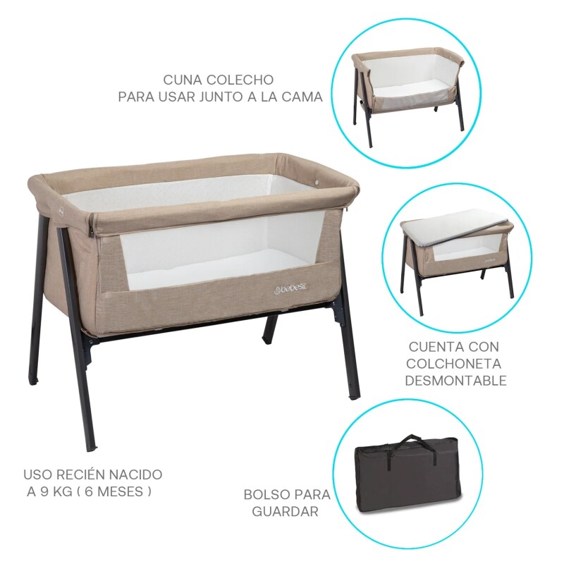 Cuna Colecho Easy Sleep Bebesit - Beige Cuna Colecho Easy Sleep Bebesit - Beige