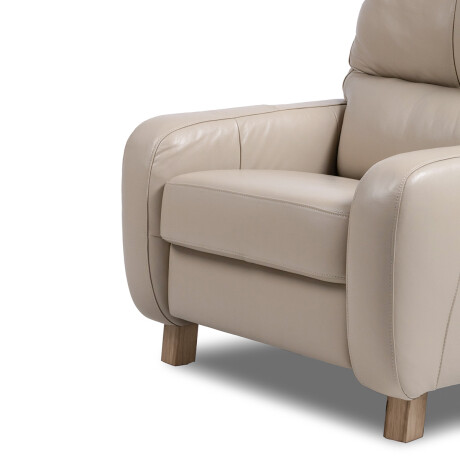 Butaca Brickell (Reclinable) - Cuero Básico 519 (Beige)