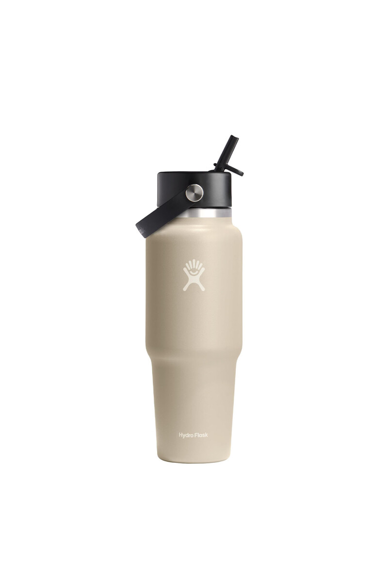 32 OZ WIDE FLEX STRAW TRAVEL BOTTLE - Oat 