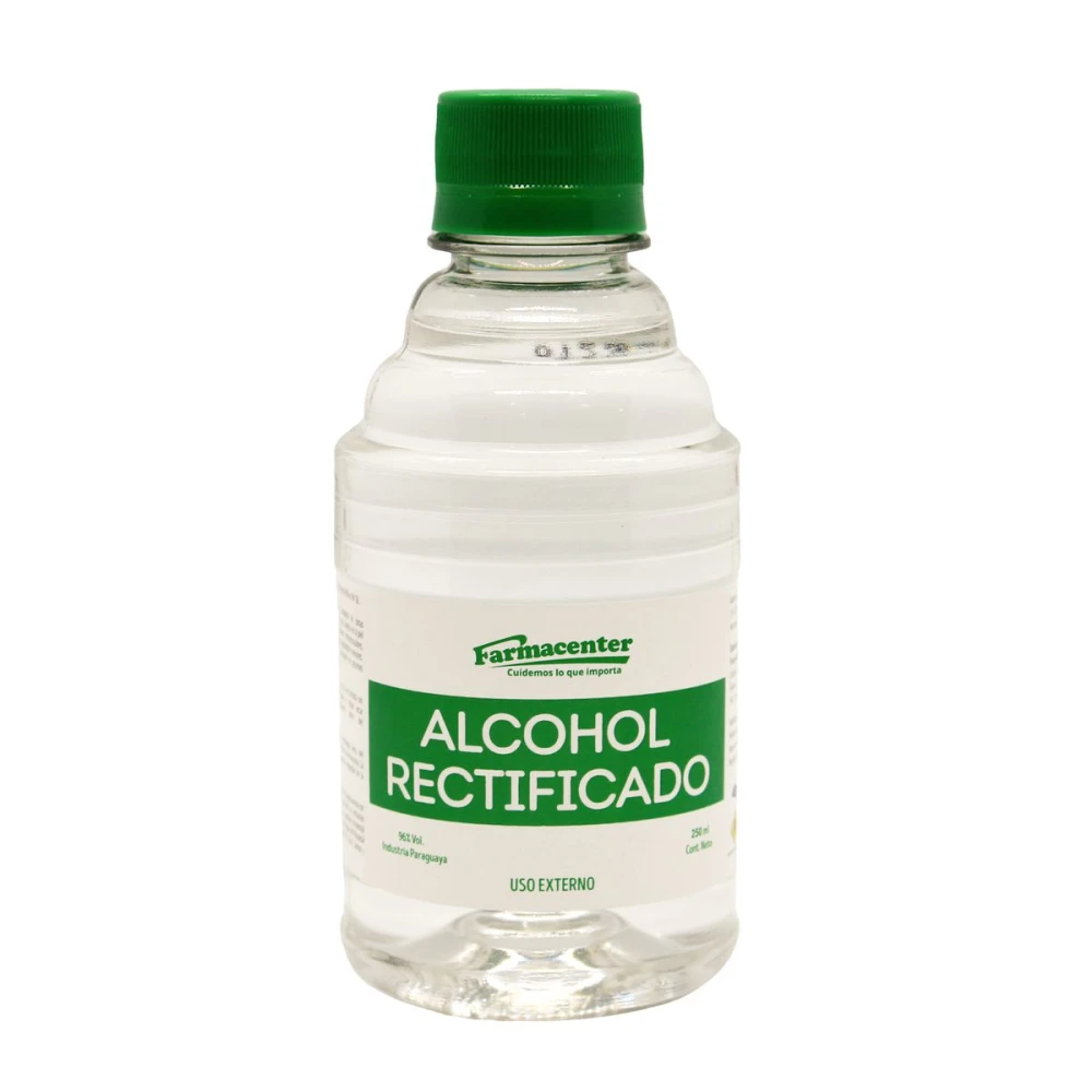 ALCOHOL RECTIF. FARMACENTER FR. X 250 ML