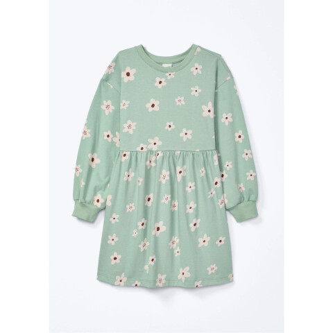 VESTIDO ML FEM VERDE