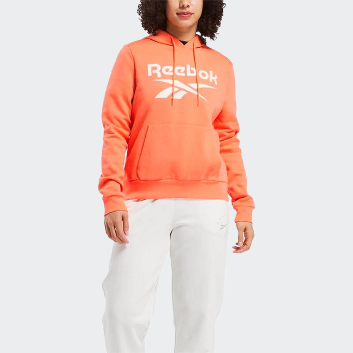 Canguro Reebok Identity Big Logo Fleece - Naranja 