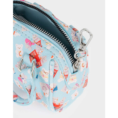 Monedero Formato Cartera Azul Celeste