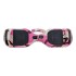 Skate Electrico Hoverboard Musica Bluetooth Luces Patineta Variante Diseño Militar Rosa