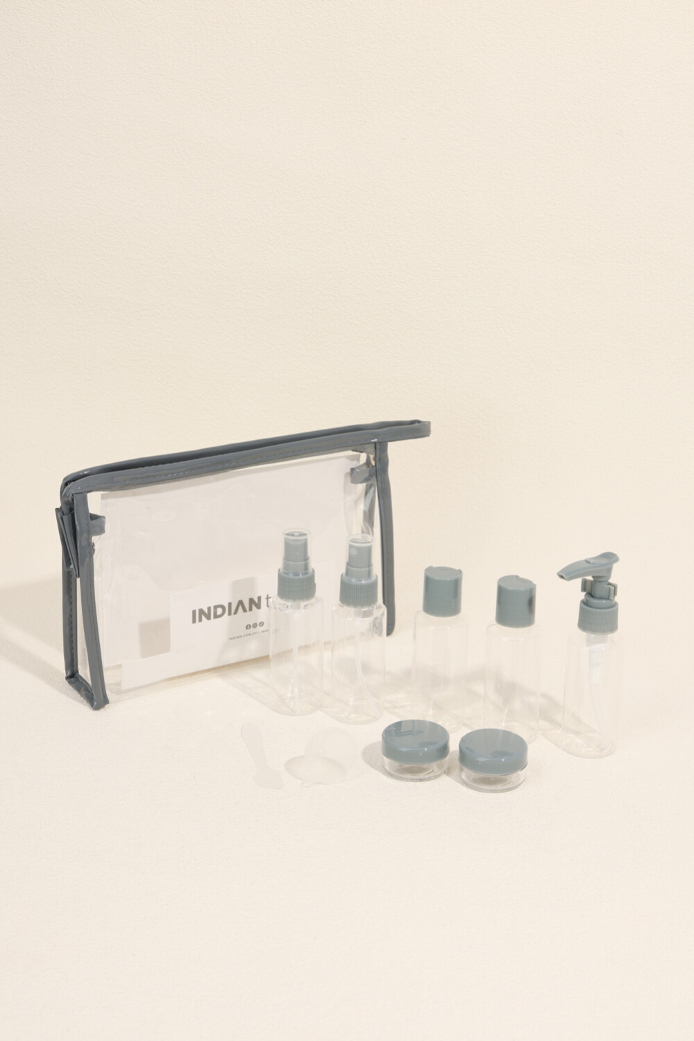 Set De Viaje 9 Un. Gris