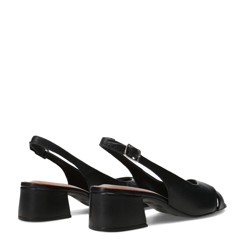 Sandalias de Mujer Bottero Cruzada Con Tira Trasera Negro