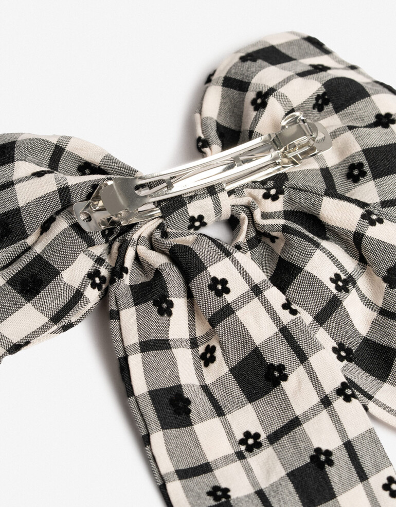 Hebillas Francesas Moño Hebilla Francesa Moño Cuadrillé - Estampado Geometrico
